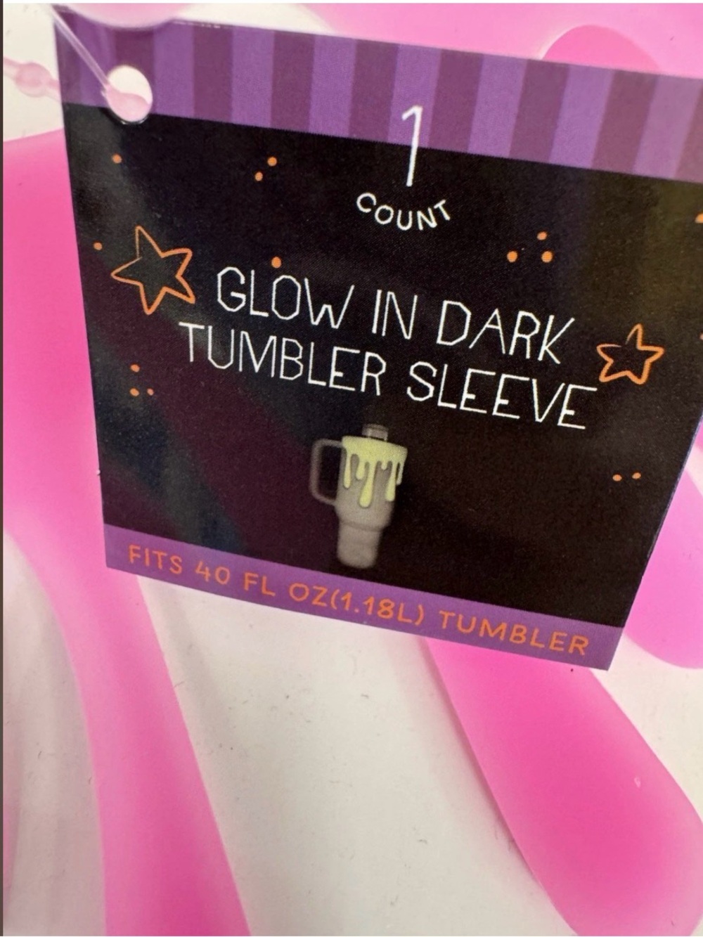 Target Bullseye Pink Glow in the Dark Slime
Tumbler Sleeve NWT - Picture 3 of 3